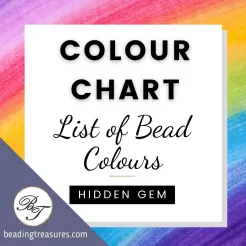 Vault Cover-[Colour Chart-List of Bead Colours]