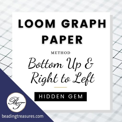 Loom Graph paper Bottom up and Right to Left Method