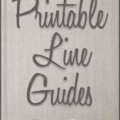 Printable Line Guide Cover-Portrait