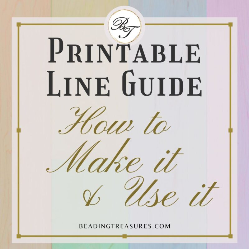 Printable Line Guide-How to make it and use it