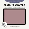 MUTED COLORS - DIGITAL PLANNER COVER