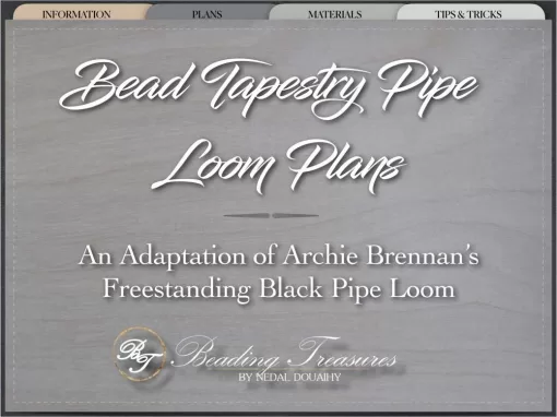 Bead Tapestry Pipe Loom Plans Gallery image