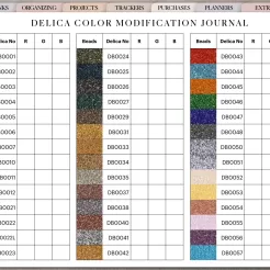 Delica Beading Digital Planner