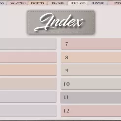 Delica Beading Digital Planner