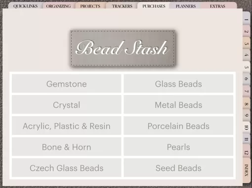 Beading Planner preview