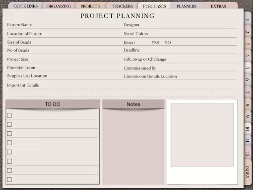 Beading Planner preview