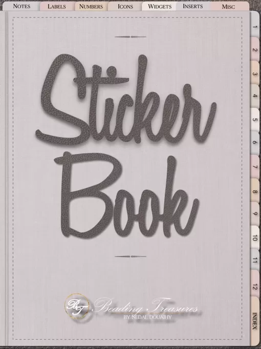 Sticker book cover