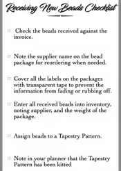 Widget-Purchasing New Beads