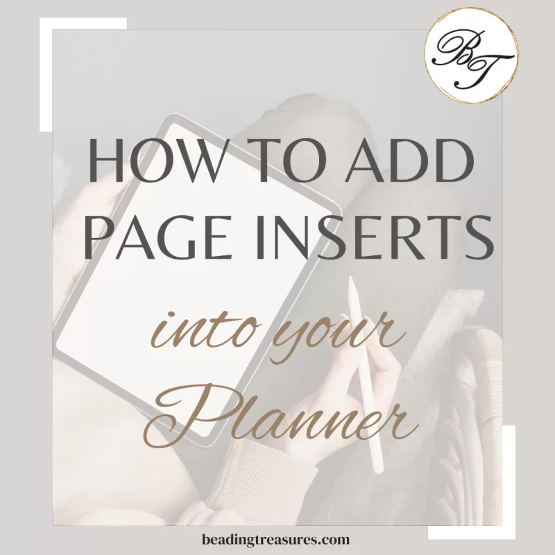 How to add page inserts