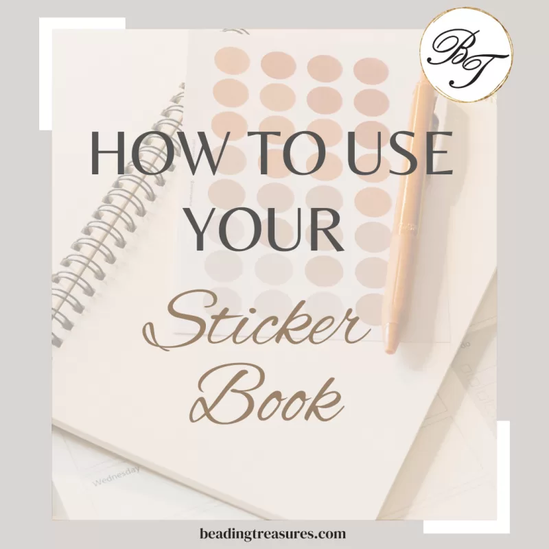 How to use your sticker book