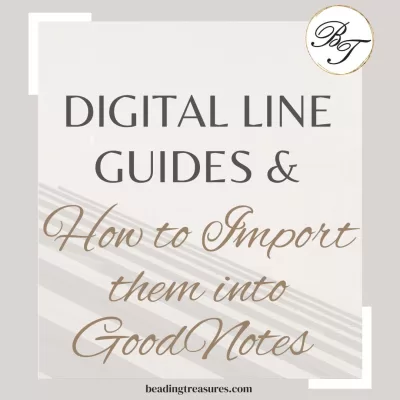 Digital Line Guides and How to Import them into GoodNotes 1