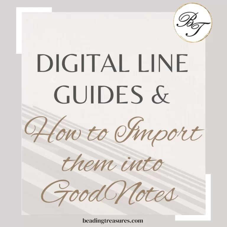 Digital Line Guides and How to Import them into GoodNotes 1