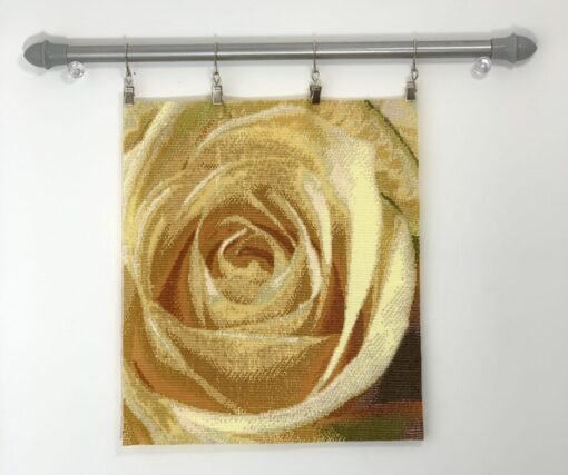 Golden Rose on a Rod