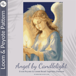 ANGEL BY CANDLELIGHT- Peyote & Loom