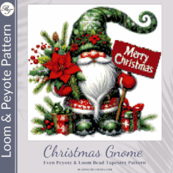 CHRISTMAS GNOME - Peyote & Loom