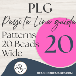 Peyote Line Guides - Patterns 20 Beads Wide (PLG 20)