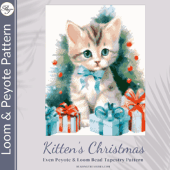 KITTEN'S CHRISTMAS - Peyote & Loom
