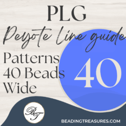 Peyote Line Guides - Patterns 40 Beads Wide (PLG 40)