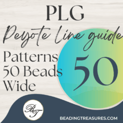 Peyote Line Guides - Patterns 50 Beads Wide (PLG 50)