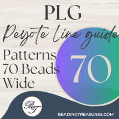 Peyote Line Guides - Patterns 70 Beads Wide (PLG 70)