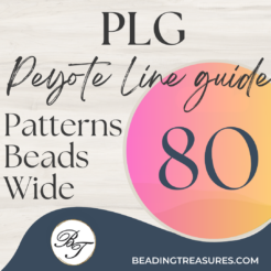 Peyote Line Guides - Patterns 80 Beads Wide (PLG 80)