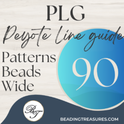 Peyote Line Guides - Patterns 90 Beads Wide (PLG 90)