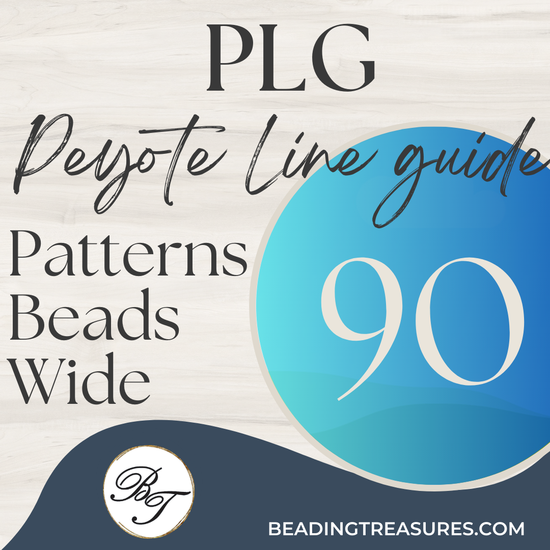 Peyote Line Guides - Patterns 90 Beads Wide (PLG 90)