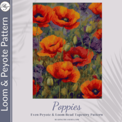 POPPIES - Peyote & Loom
