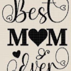 Alternative view of BEST MOM EVER- Peyote & Loom