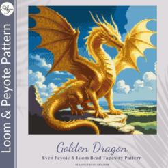 GOLDEN DRAGON - Peyote & Loom