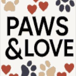 Alternative view of PAWS AND LOVE- Peyote & Loom