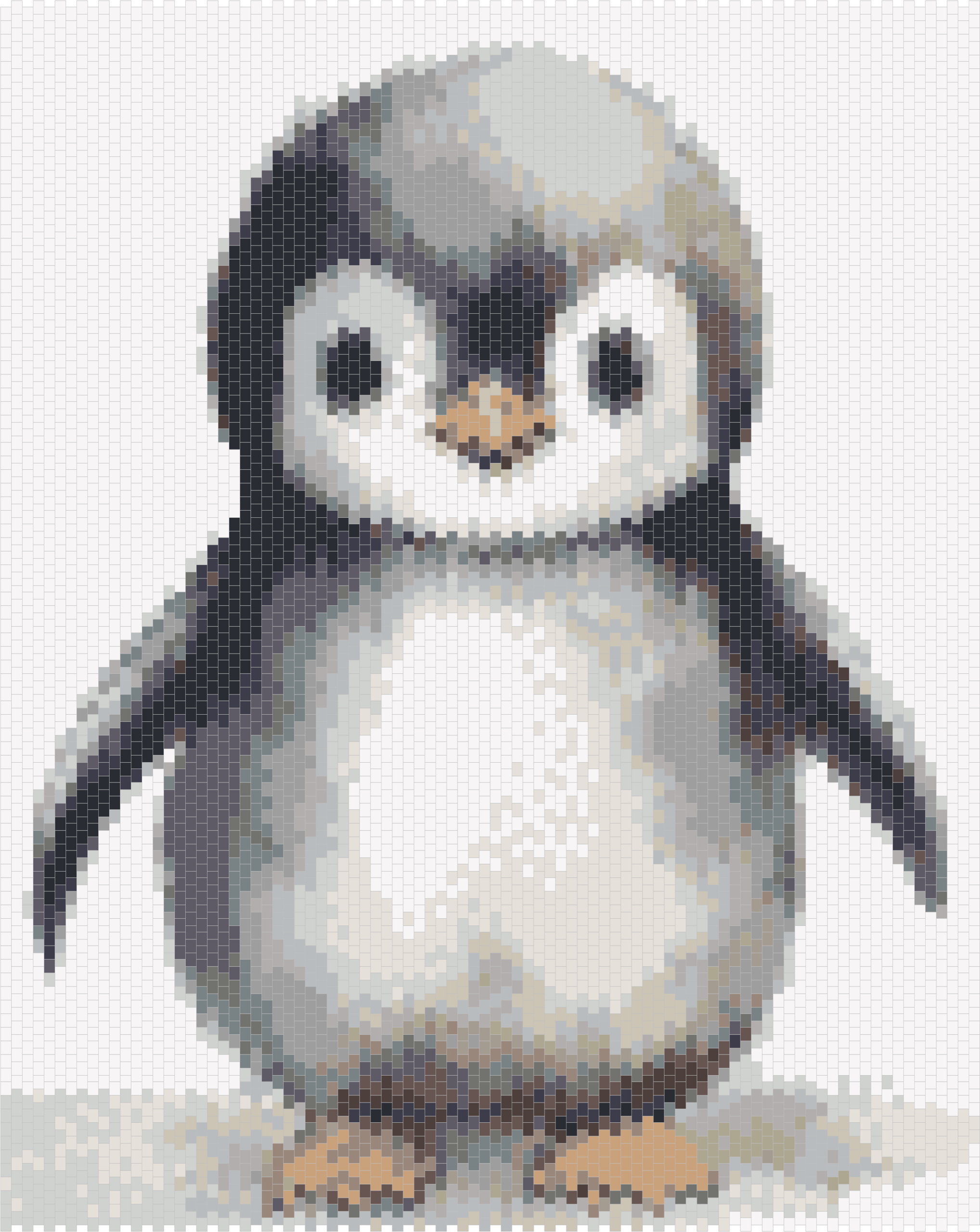 BABY PENGUIN- Peyote & Loom - Mini Tapestry Pattern - Image 4