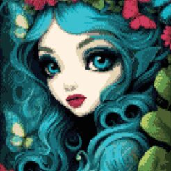 Alternative view of BLOSSOM SPRITE AND COMPANION - Peyote & Loom