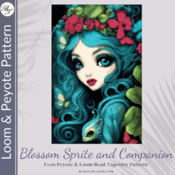 BLOSSOM SPRITE AND COMPANION - Peyote & Loom