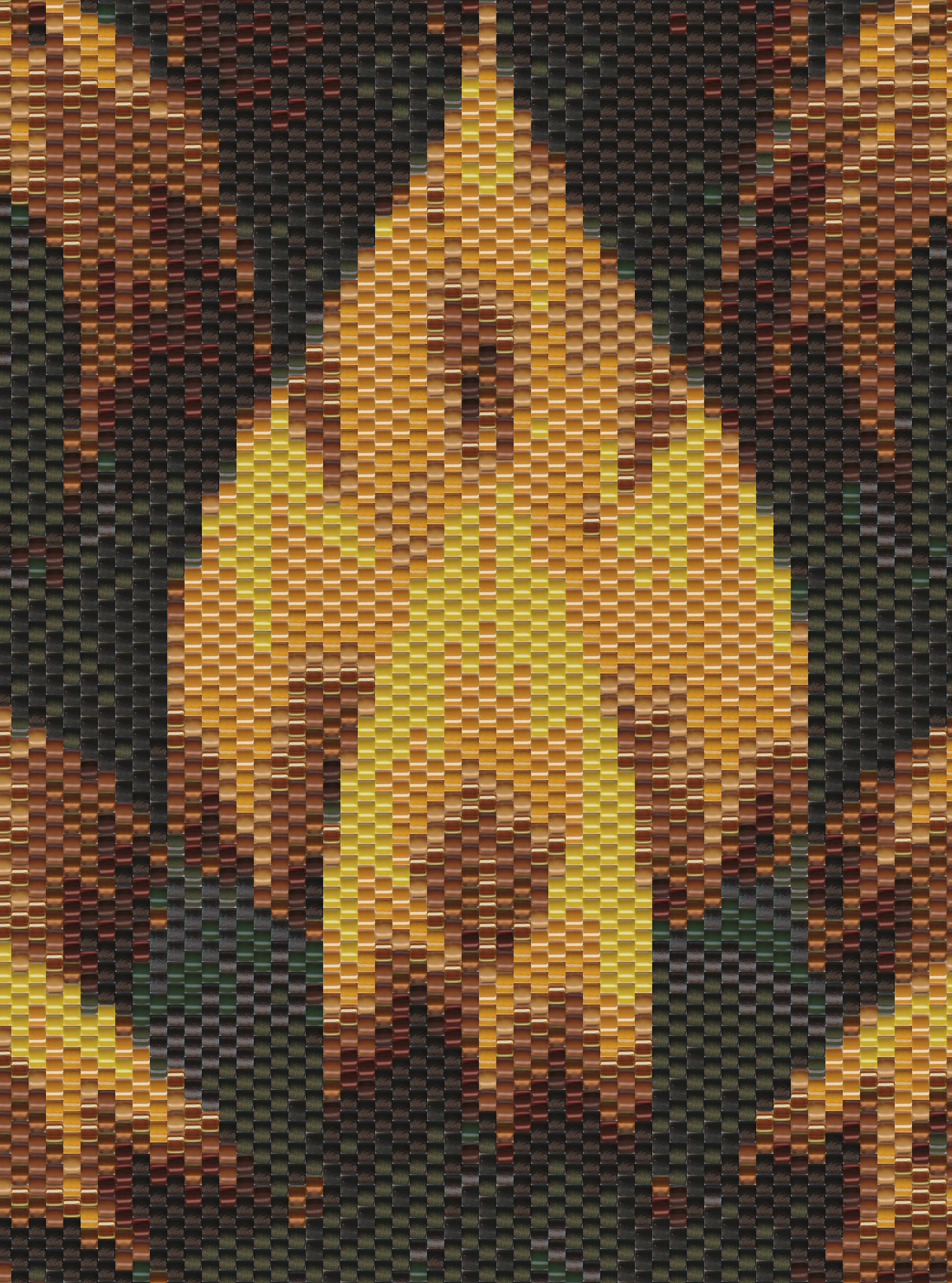 SUNFLOWER MANDALA - Peyote & Loom - Image 4
