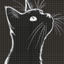Alternative view of MIDNIGHT WHISKERS - Peyote & Loom